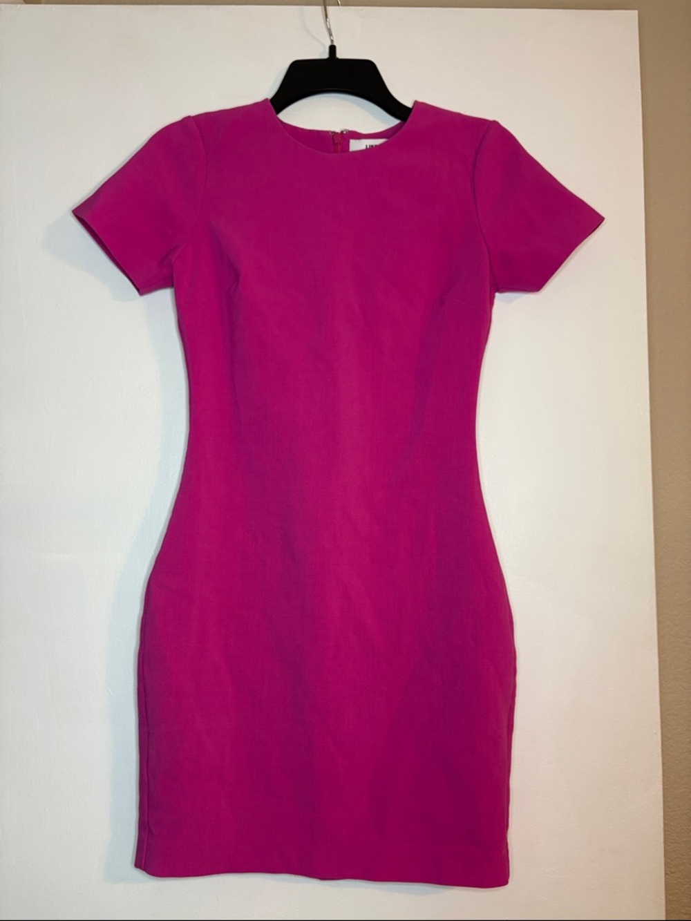 Likely Fuchsia Short-Sleeve Mini Dress